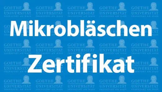 Mikrobläschen Zertifikat Goethe Universität