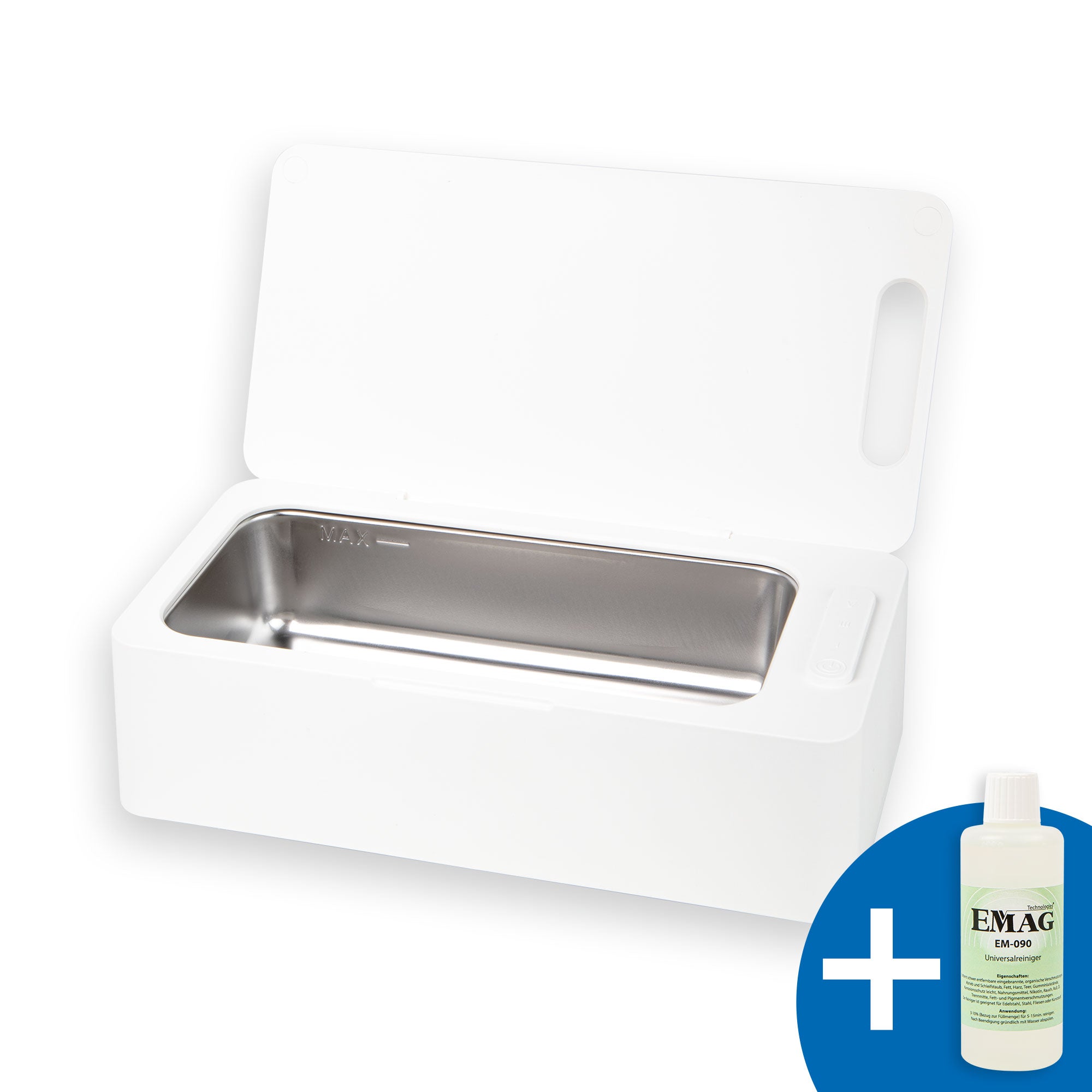 Emmi-03D Nettoyeur à ultrasons avec cuve en acier inoxydable