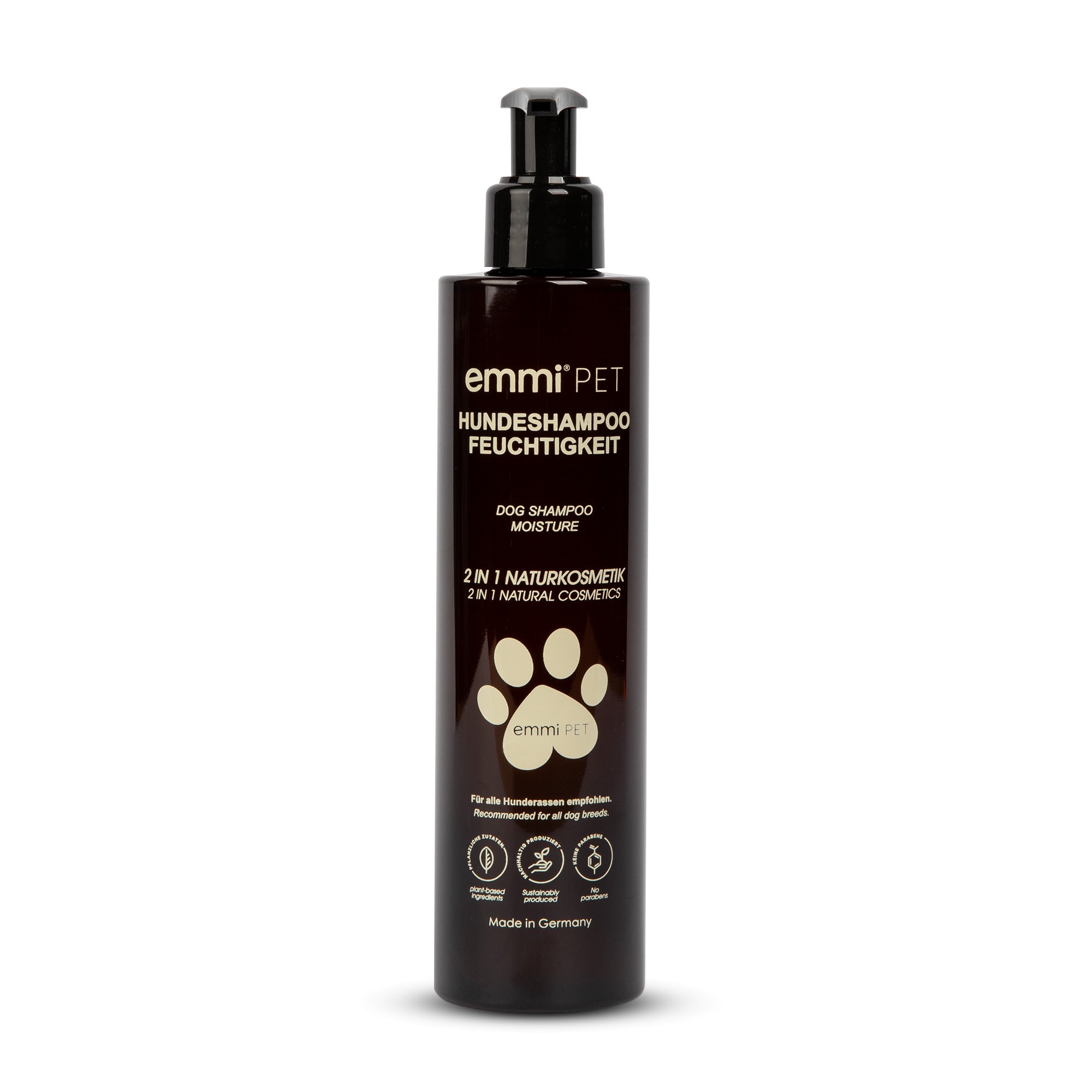 Shampoo per cani 2 in 1 idratante naturale 250 ml