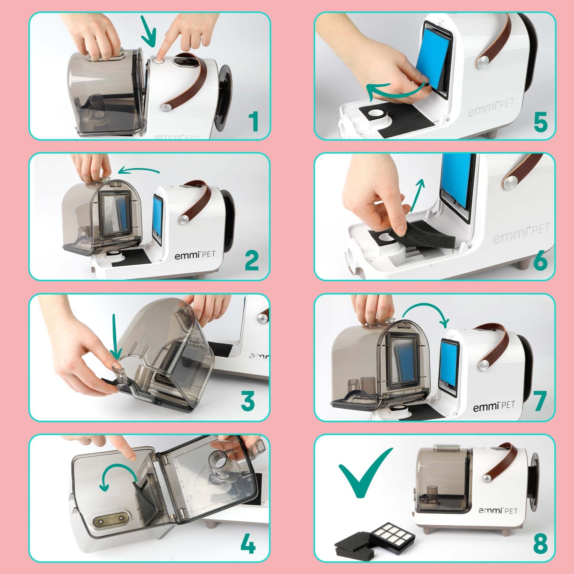 Kit di cura della casa Ersatzfilter