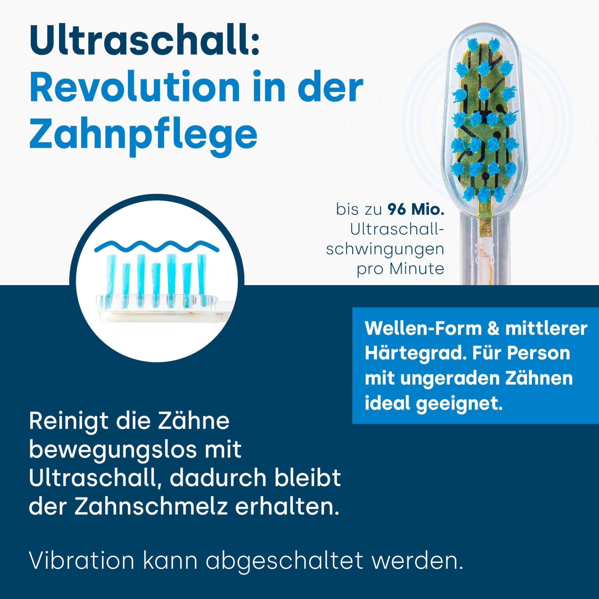 Têtes de brosse en platine M2 Vague *CAM*