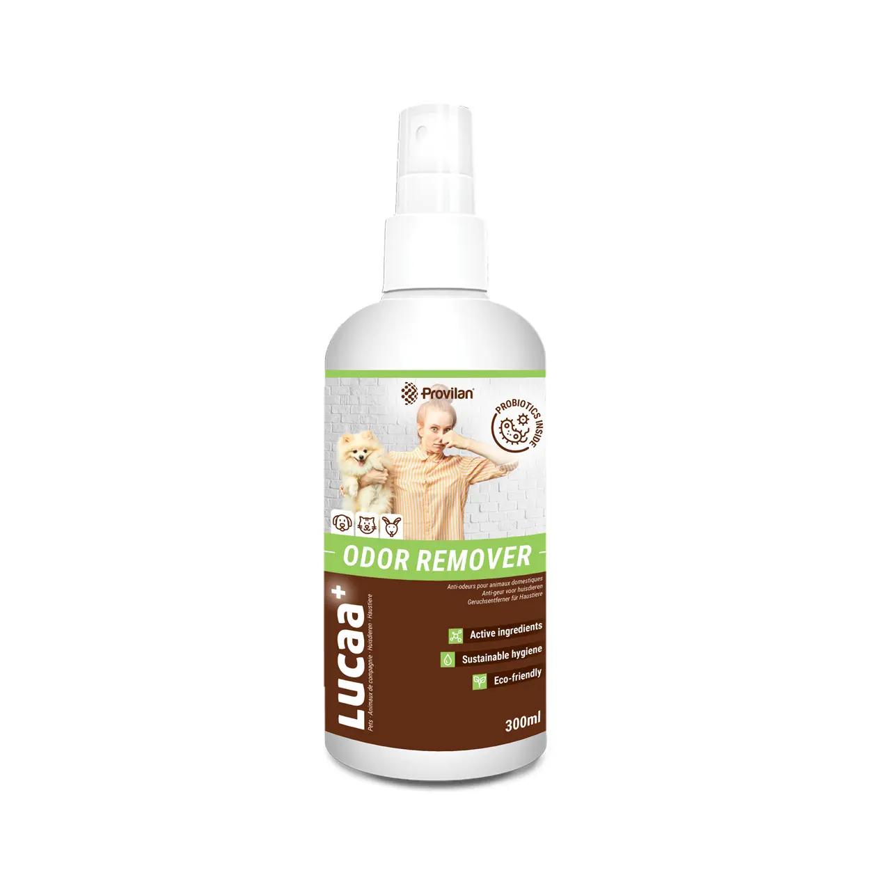 Lucaa+ Eliminador de Olores para Mascotas 300ml